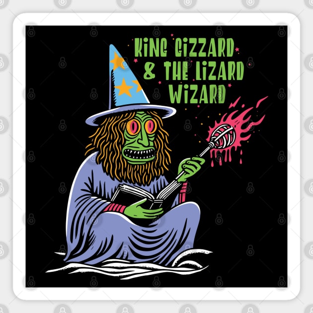 King Gizzard And The Lizard Wizard \\ Aussie Music Fan Magnet by Trendsdk